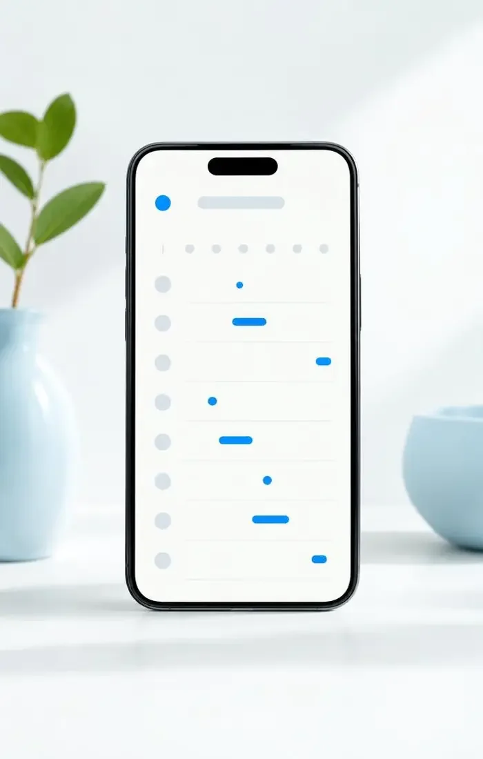 魔改AI短剧 APP 追更日历界面